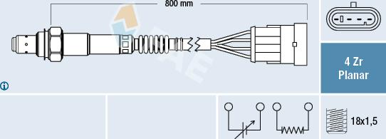 FAE 77610 - Sonde lambda cwaw.fr