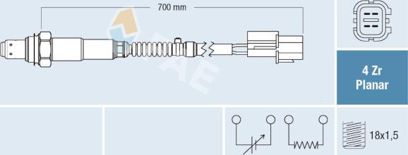 FAE 77689 - Sonde lambda cwaw.fr