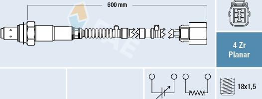 FAE 77684 - Sonde lambda cwaw.fr