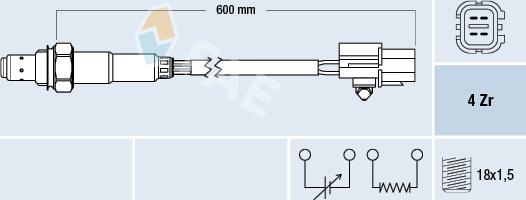 FAE 77688 - Sonde lambda cwaw.fr