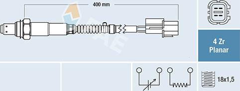 FAE 77687 - Sonde lambda cwaw.fr