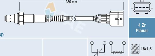 FAE 77625 - Sonde lambda cwaw.fr