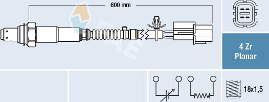 FAE 77679 - Sonde lambda cwaw.fr