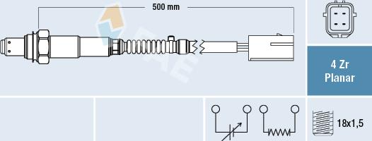 FAE 77675 - Sonde lambda cwaw.fr