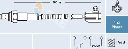 FAE 77676 - Sonde lambda cwaw.fr