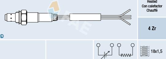 FAE 77004 - Sonde lambda cwaw.fr