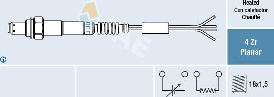 FAE 77005 - Sonde lambda cwaw.fr