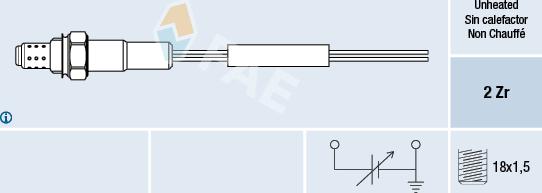 FAE 77002 - Sonde lambda cwaw.fr