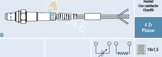 FAE 77015 - Sonde lambda cwaw.fr