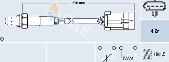 FAE 77195 - Sonde lambda cwaw.fr