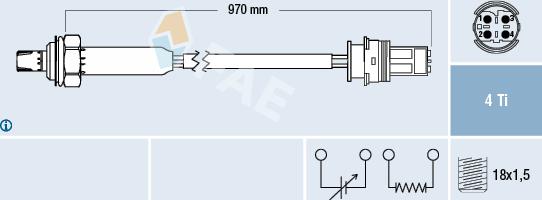 FAE 77190 - Sonde lambda cwaw.fr