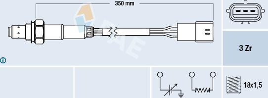 FAE 77191 - Sonde lambda cwaw.fr