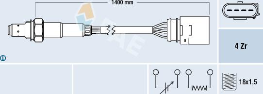 FAE 77149 - Sonde lambda cwaw.fr