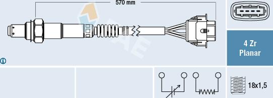 FAE 77154 - Sonde lambda cwaw.fr