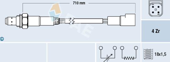 FAE 77169 - Sonde lambda cwaw.fr