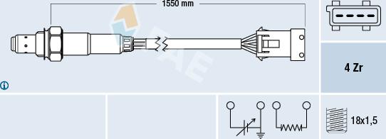 FAE 77167 - Sonde lambda cwaw.fr