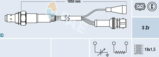 FAE 77109 - Sonde lambda cwaw.fr