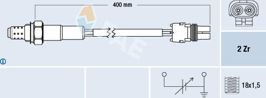 FAE 77104 - Sonde lambda cwaw.fr