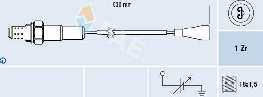 FAE 77100 - Sonde lambda cwaw.fr