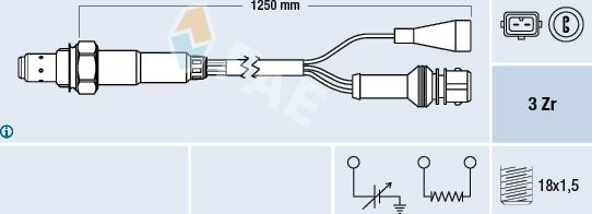 FAE 77108 - Sonde lambda cwaw.fr