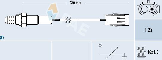 FAE 77103 - Sonde lambda cwaw.fr