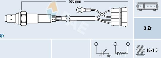 FAE 77110 - Sonde lambda cwaw.fr