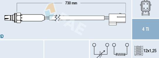 FAE 77185 - Sonde lambda cwaw.fr