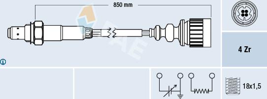 FAE 77174 - Sonde lambda cwaw.fr