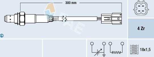 FAE 77395 - Sonde lambda cwaw.fr