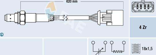 FAE 77396 - Sonde lambda cwaw.fr