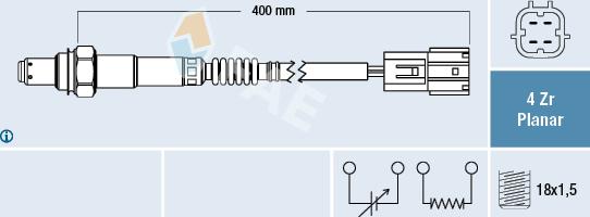 FAE 77392 - Sonde lambda cwaw.fr