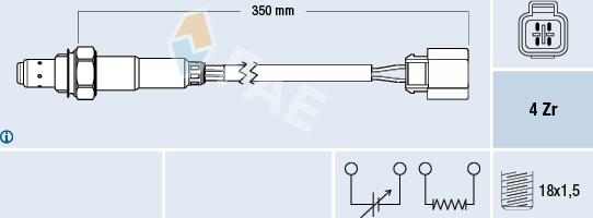 FAE 77349 - Sonde lambda cwaw.fr