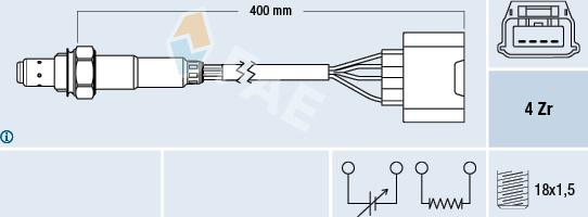 FAE 77345 - Sonde lambda cwaw.fr