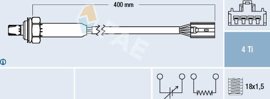 FAE 77357 - Sonde lambda cwaw.fr