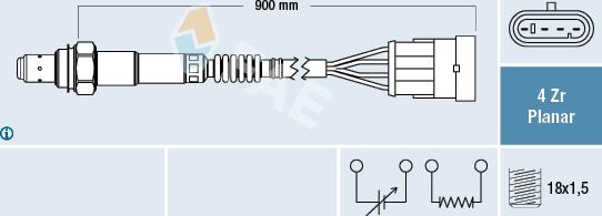 FAE 77362 - Sonde lambda cwaw.fr