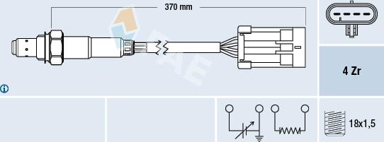 FAE 77309 - Sonde lambda cwaw.fr