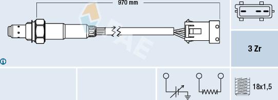 FAE 77306 - Sonde lambda cwaw.fr