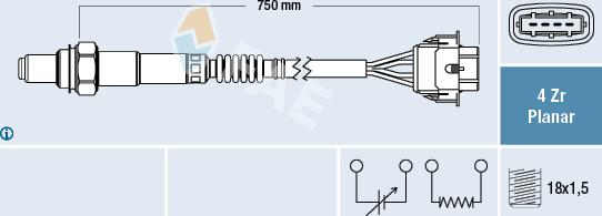 FAE 77308 - Sonde lambda cwaw.fr