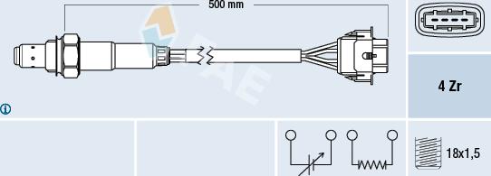 FAE 77303 - Sonde lambda cwaw.fr