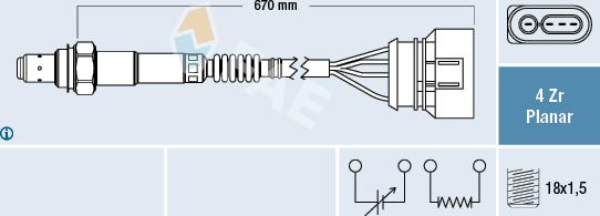 FAE 77302 - Sonde lambda cwaw.fr