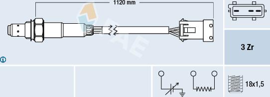 FAE 77307 - Sonde lambda cwaw.fr