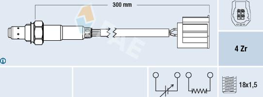 FAE 77314 - Sonde lambda cwaw.fr