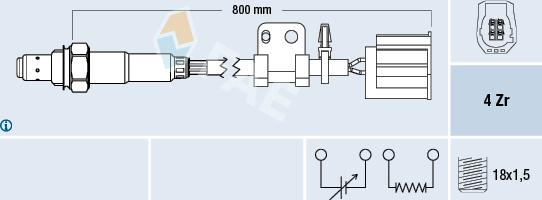 FAE 77315 - Sonde lambda cwaw.fr