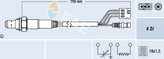 FAE 77380 - Sonde lambda cwaw.fr