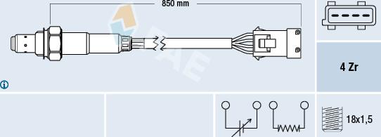 FAE 77383 - Sonde lambda cwaw.fr