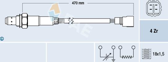 FAE 77331 - Sonde lambda cwaw.fr