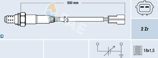 FAE 77324 - Sonde lambda cwaw.fr