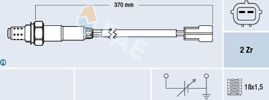 FAE 77323 - Sonde lambda cwaw.fr