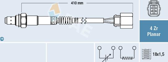 FAE 77322 - Sonde lambda cwaw.fr