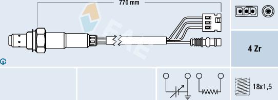 FAE 77379 - Sonde lambda cwaw.fr